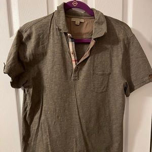 Women’s Burberry Polo Shirt. Faint spot hard to see. See photo